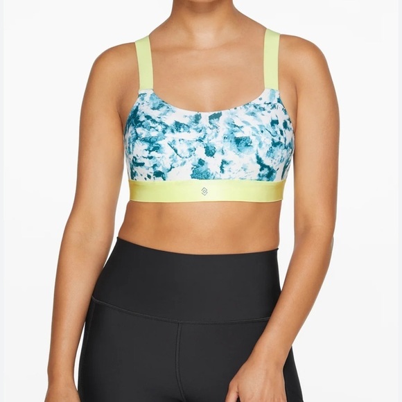 ThirdLove Kinetic Adjustable High Impact Sports Bra Splash Print size 34D - Picture 1 of 4